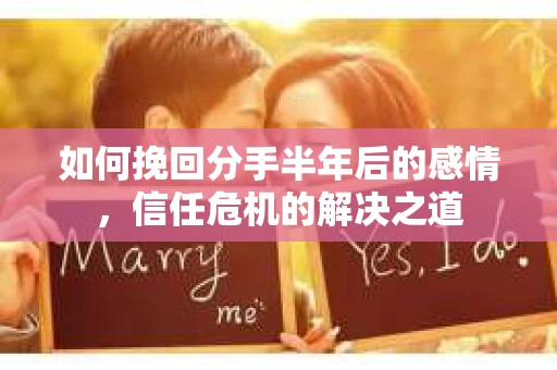 如何挽回分手半年后的感情，信任危机的解决之道