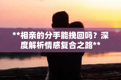 **相亲的分手能挽回吗？深度解析情感复合之路**