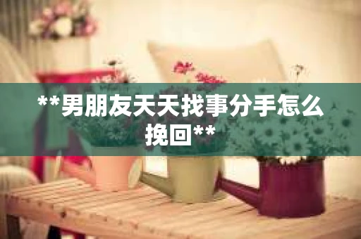 **男朋友天天找事分手怎么挽回**