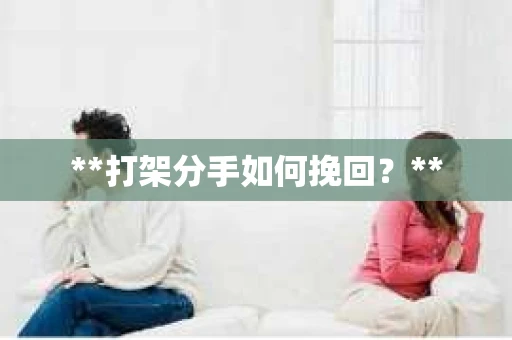 **打架分手如何挽回？**