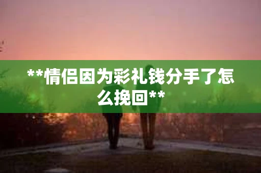 **情侣因为彩礼钱分手了怎么挽回**