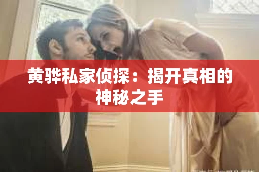 黄骅私家侦探：揭开真相的神秘之手