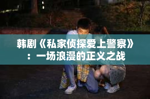 韩剧《私家侦探爱上警察》：一场浪漫的正义之战