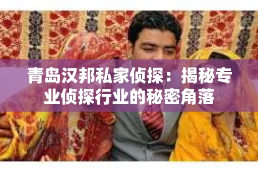 青岛汉邦私家侦探：揭秘专业侦探行业的秘密角落