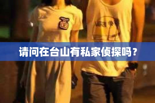 请问在台山有私家侦探吗？