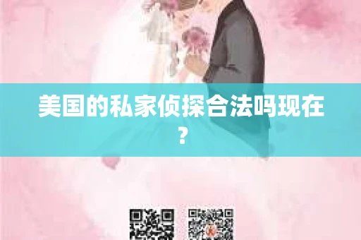 美国的私家侦探合法吗现在? 美国的私家侦探合法吗现在?