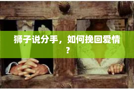 狮子说分手，如何挽回爱情？