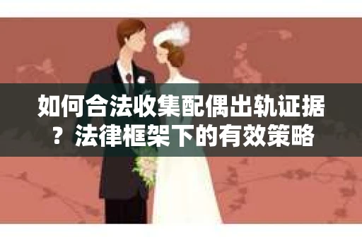 如何合法收集配偶出轨证据？法律框架下的有效策略