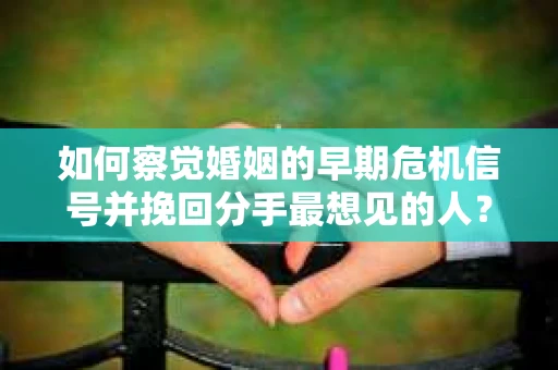 如何察觉婚姻的早期危机信号并挽回分手最想见的人？