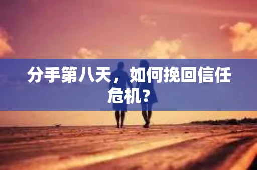 分手第八天，如何挽回信任危机？
