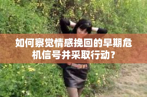 如何察觉情感挽回的早期危机信号并采取行动？