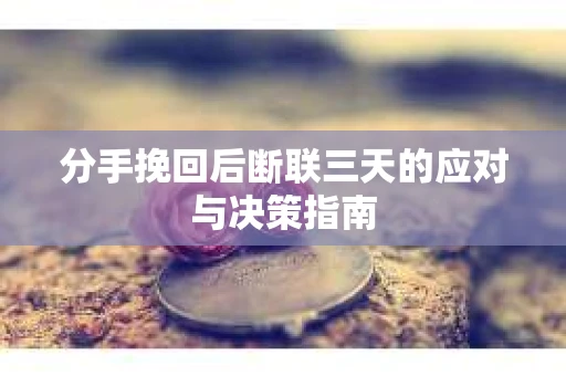分手挽回后断联三天的应对与决策指南
